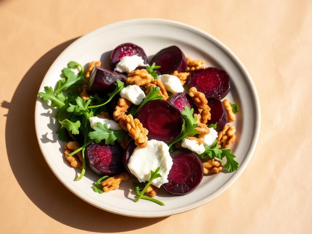 Roasted beet salad, one of the recipes analysed by MineralPlate